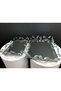2-Piece Silver Color Multi-Purpose Mirrored Decorative Tray Promise, Engagement – Coffee Presentation & Stylish Decor - 2