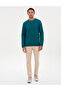 Emerald 3 Thread Regular Fit Crew Neck Basic Sweatshirt 50315021-Vr055 - 4