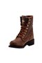 025g100078 New Worker Boots Brown Nubuck - 2