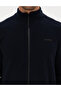 Navy Blue Regular Fit Fleece Cardigan 50314014-Vr033 - 6