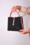New Season Women's Shoulder Bag with 4 Compartments, Adjustable Wide Strap, 22X20 cm Lk-4002 - 3