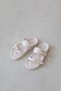 Keysi Women's Buckle Detail Daily Comfort Slippers Beige - 2
