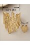 Set of 2 Stylish Tree Branch Design Ring Bracelet Set - 5