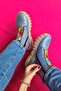 Blue Color Genuine Leather Boots - Model Name: Stockholm - 5