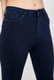Women's Tightening Jean Skinny Leg Navy Jeans - 3