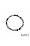 Rutilli Quartz Natural Stone 6mm Unisex Bracelet