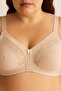 Ten Plus Size Lace Detailed Non-Padded Underwire-Free Gathering C Cup Bra – Comfortable Support - 3