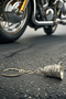 Steel Keychain Lucky Bell Guardian Bell – "Trust Me Turn" Model Special Design Protective Luck Bell - 7