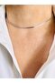 Steel Silver Color Chain Necklace 45 cm - 2