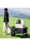 AUTO FAMILY Collapsible Folding Camping Wagon Black, Foldable Camping Cart, Portable Large Trolley - 5