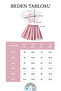 Pleated Skirt Printed Girl's Suit - 3