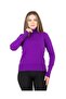Turtleneck Basic Sweater Purple - 4