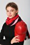 Red Faux Leather Cap Women's Hat - 8