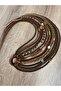 Rasta Mix African Braiding Buckle 16 Pieces - Dark Brown & Copper