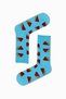 Blue Watermelon Summer Colorful Design Socket Socks - 2