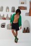Green Watermelon Slice Design Socket Socks - 4