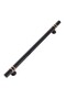 Esin Black 192 mm Handle Luxury Country Kitchen Furniture Cabinet Drawer Handle - 4