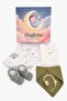 Hera - Newborn Unisex Gift Set – Muslin Blanket + Bodysuit + Booties + Pacifier Holder – Baby Gift - 6