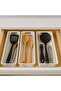 4-Piece White Spoon Holder Set Kitchen Organizer Drawer and Cabinet Organizer Knife Holder Ladle Holder - 4