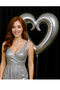 Large Silver Grey Big 90cm Heart Hollow Design Shaped Foil Balloon, Heart Flying with Helium