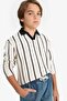 Polo Collar Waffle Long Sleeve T-Shirt for Boys G2665A825Au - 5