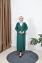 Mercerized Long Cardigan with Pocket Detail
