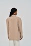 Emma Stitch Detail Beige Blazer - 5