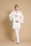 Venera Maternity Pajama Set with Velvet Robe, 3-Piece Luxury Set [Suitable for Shooting] - 3