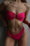 Women's Fuchsia Textured Bikini Suit 23S30003 - 8