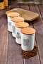 4 Pieces Turkish Coffee/Filtro Coffee/Nescafe/Milk Tea Sticker Waterproof Transfer Label Series - 4
