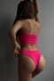 Women's Fuchsia Textured Bikini Suit 23S30003 - 6