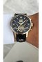 New Rym-4120 Automatic Mechanism Men's Wristwatch - Steel Case and Leather Strap - 2 Years Warranty Gold-Bk - 3