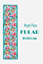 Joyful Flora Pattern Stylish & Elegant Women's Accessory Satin Scarf 30X165Cm - 2