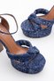 Platform Heel Evening Dress Shoes High Thick Heel Shoes Style Heeled Shoes - 5