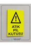 Waste Battery Box Sticker 20X28 cm - 4