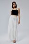 Ecru Regular Cotton Voile Skirt - 4