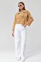 Women's Double-Breasted Crop Trench Coat