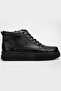 Men's Black Water & Cold Resistant Guaranteed Zippered Winter Boots - 2
