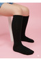 Girl's Knee-High Socks Self-Patterned Cotton Breathable Anti-Sweat 3-Pack - 3