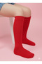 Girl's Knee-High Socks Self-Patterned Cotton Breathable Anti-Sweat 3-Pack - 2