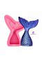 Sea Themed Silicone Mold Set of 2 - Daughter's Tail and Fishtail Mussel Plate - K-267 K-605 - 2