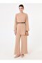 Aerobin Basic Tunic&Pants Double Set - Beige - - 2