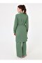 Soft Feel Tunic Trousers Double Set - Khaki - Refka - 7