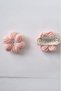 Hairless Baby Clip – Newborn Baby Girl Snap Clip (Hand Knitted) 2 Pieces - 2