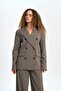 Bianda Striped Smoke Blazer - 3