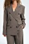 Bianda Striped Smoke Blazer - 7
