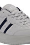 Zipper I Men's Grey / Navy Blue Casual Sneakers - 4