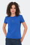 Viraj Set of 5 Women's T-Shirts - Ecru - Black - Beige - Fuchsia - Cobalt Blue - 4