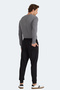Flaunt Men's Black Sweatpants with Zipper Pockets - 6