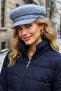 Blue Wool Cap Women's Hat